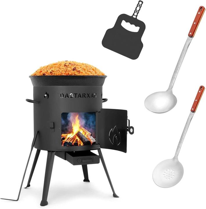 Immagine prodotto Cheffinger Utschak Campingofen mit Kazan und Zubehör