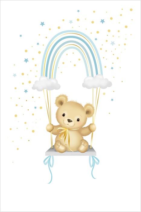 Actual product image Card Group Karte Blue Rainbow Teddy