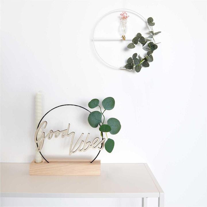 Immagine prodotto Rico Design Anello in metallo con puntone a croce Nero, 25 cm