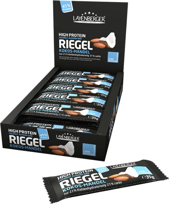 Image du produit Layenberger Barre High Protein (Noix de coco, Amandes, 1 pcs, 35 g)