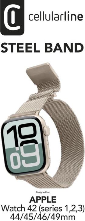Immagine prodotto Cellularline Steel Band - Apple Watch (Acciaio inossidabile)