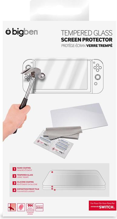 Bigben Tempered Glass Screen Protector (Switch)