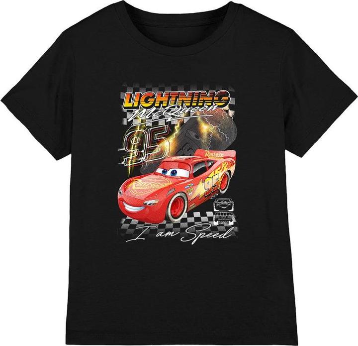Actual product image Cars Childrens/Kids I Am Speed Lightning McQueen T-Shirt (152, 158)