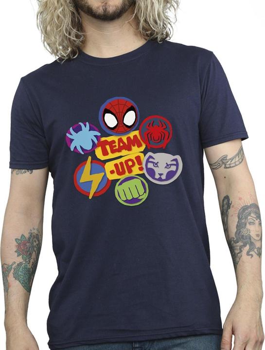Image du produit - T-shirt SPIDEY AND HIS AMAZING FRIENDS TEAM UP - Homme (XL)