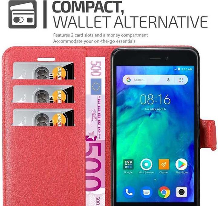 Produktbild Cadorabo Book mit Standfunktion Cover (Xiaomi Redmi Go)