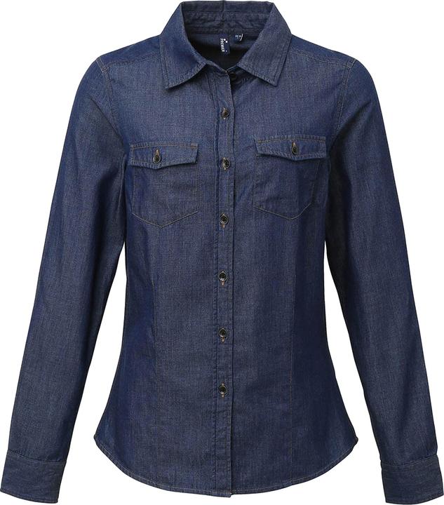 Premier Jeans Naht Denim Bluse