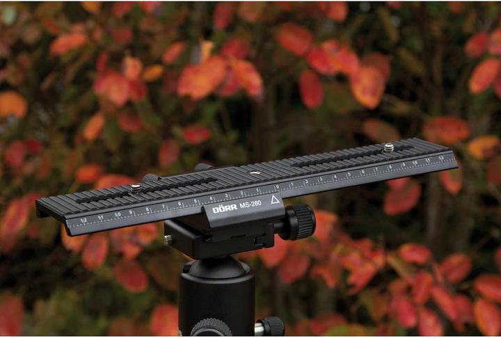 Produktbild Dörr Makro-Einstellschlitten MS-260 (Stativ Schnellwechselplatte)