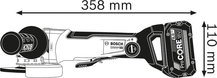 Actual product image Bosch Professional GWX 18V-10 SC (125 mm)
