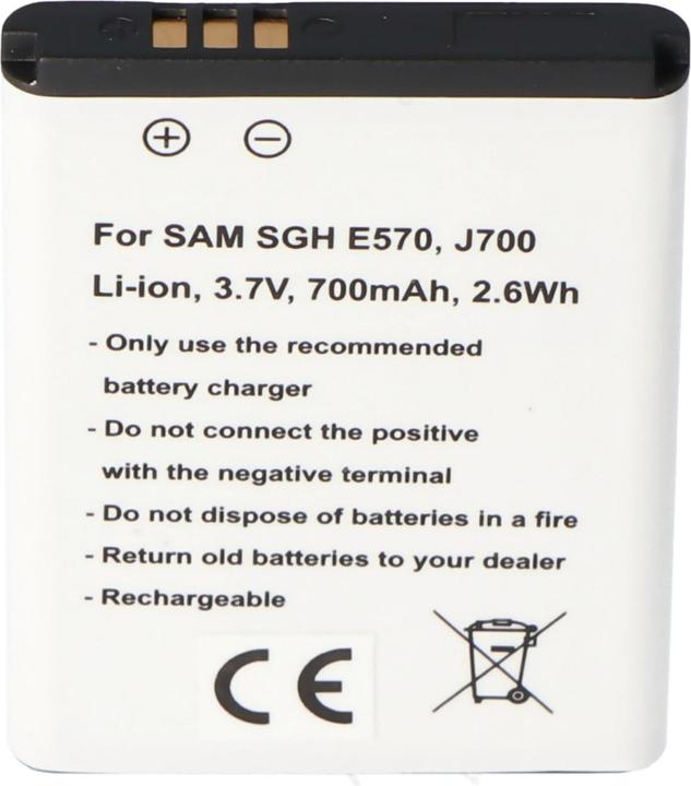 Image du produit Samsung Batterie SGH E570, J700