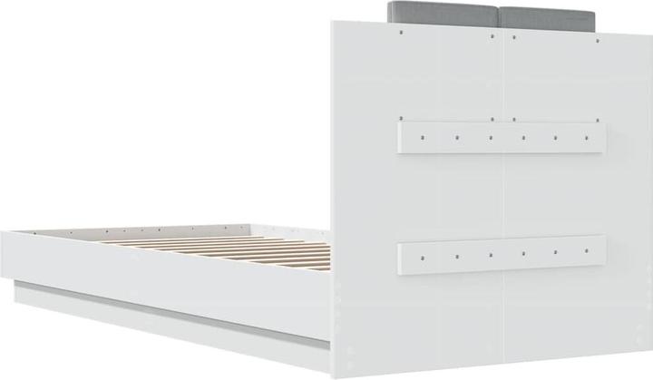 Image du produit VidaXL Cadre de lit avec tête de lit et lampes LED (90 x 200 cm)
