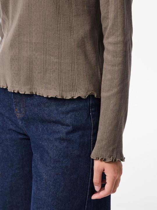 Produktbild Pieces Pcmarie Ls O-Neck Poin Top Jrs Noos Bc (L)