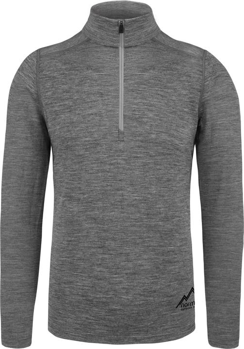 Actual product image Normani Herren Merino Langarm mit 1/4 Zipper Canberra (M)