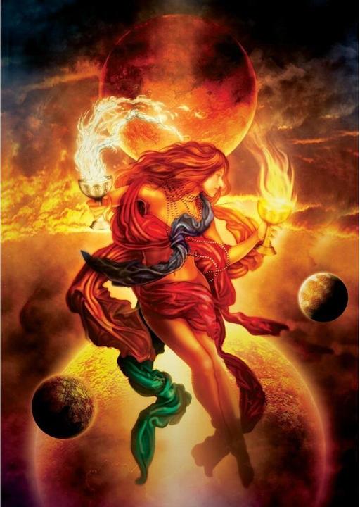 Actual product image Art Puzzle Artpuzzle Arpuzle Puzzle 1000 Fire and water (1000 pieces)