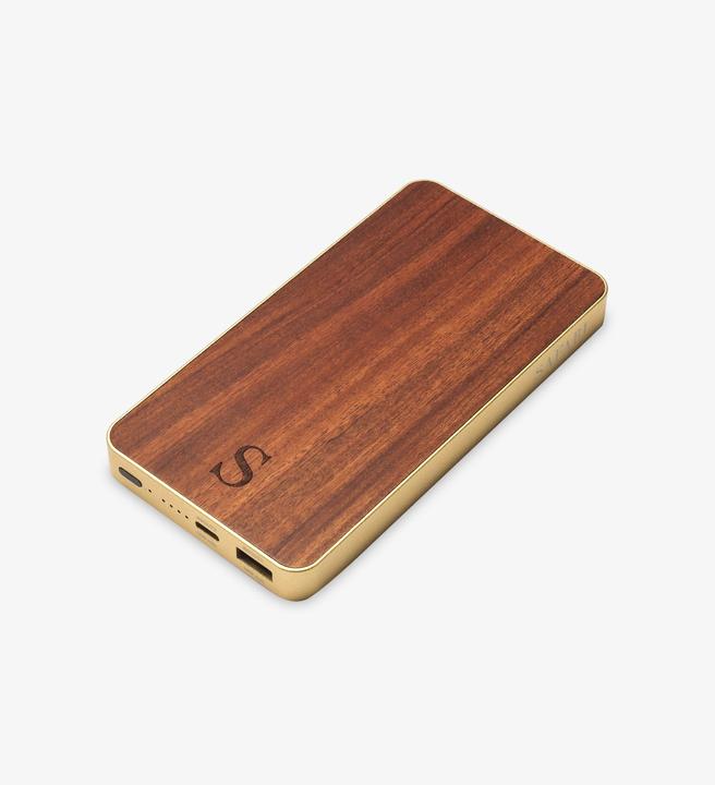Produktbild Safari Selection Powerbank WOODCHARGER carminrot