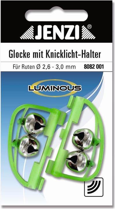 Actual product image Jenzi Luminous Doppelglocke mit integriertem Knicklichthalter
