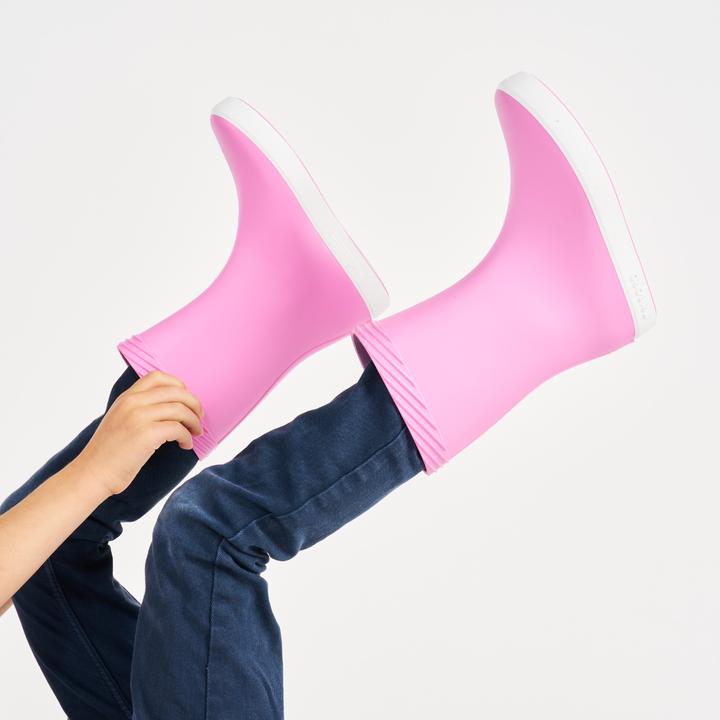 Actual product image Tribord Rubber boots rain boots children sailing 100 pink (31)