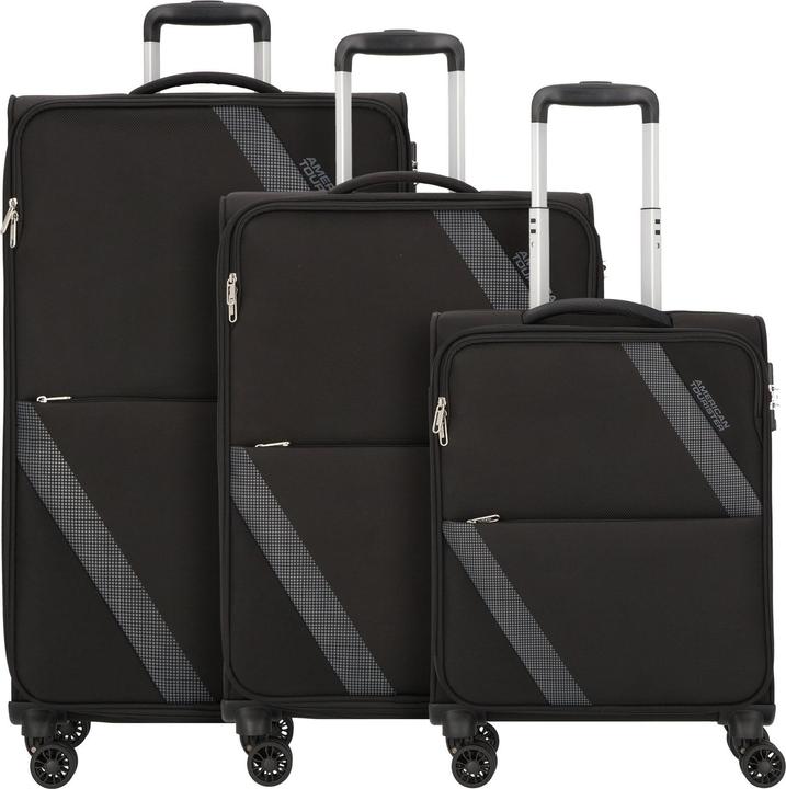 Produktbild American Tourister Star Max 4 Rollen Kofferset 3-teilig mit Dehnfalte (211 l, XL (ab 115l))