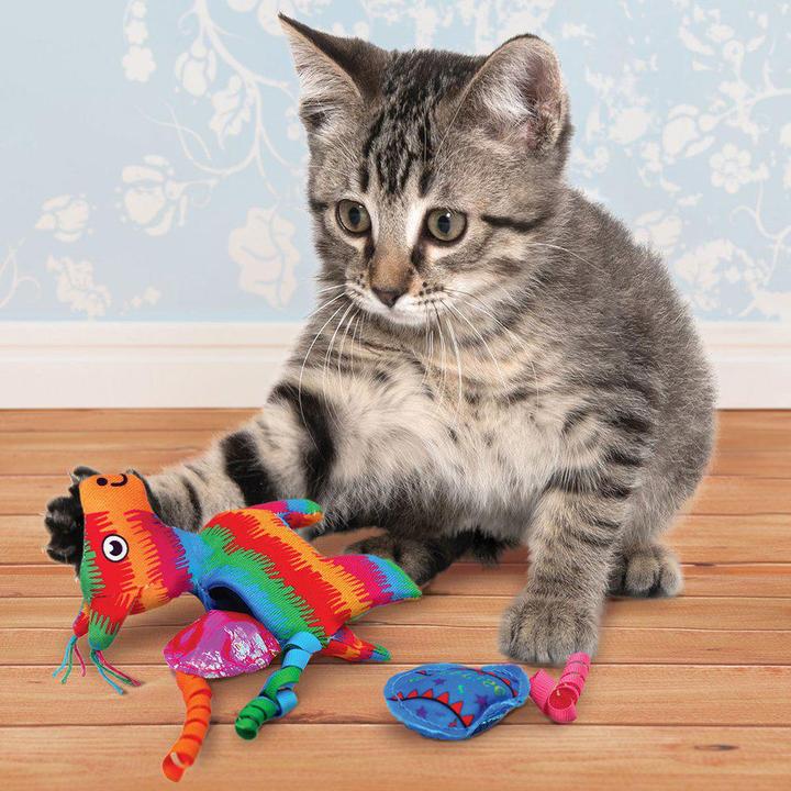 Immagine prodotto KONG Pignatta Pull-A-Partz 11,5 X 10 X 4Cm (Catmint giocattolo)