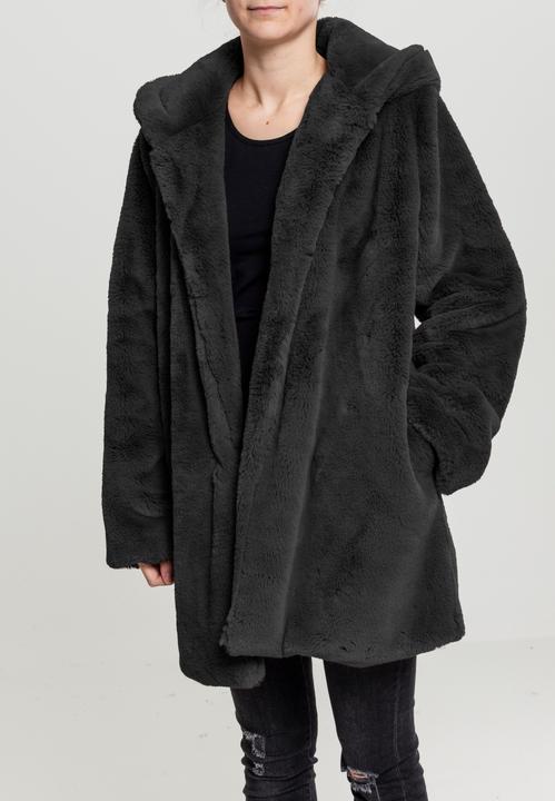 Actual product image Urban Classics Ladies Hooded Teddy Coat (4XL)