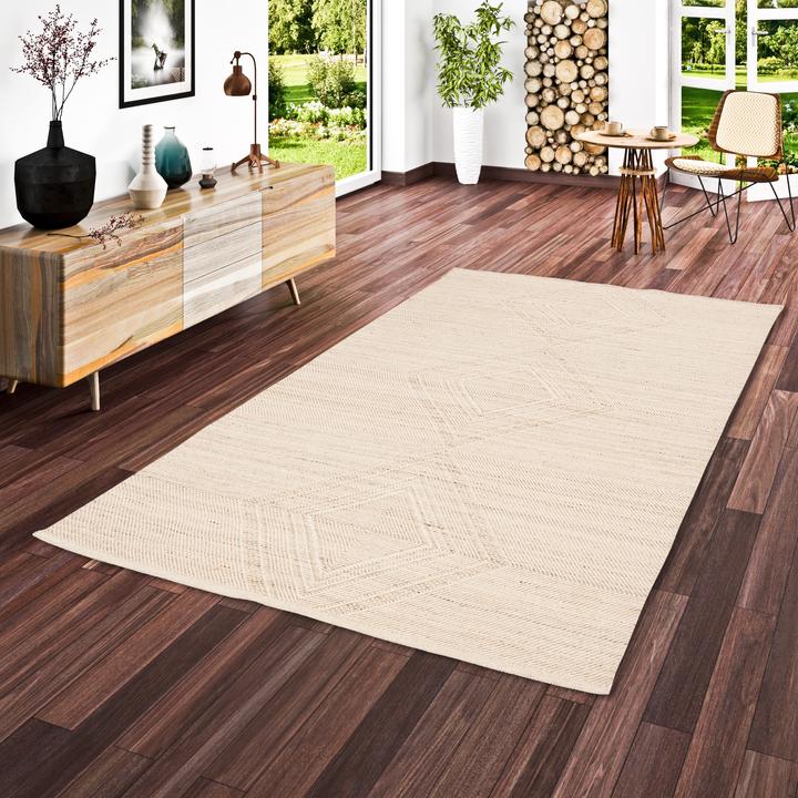 Image du produit Pergamon Tapis naturel Kilim Laine Lara Mélangé (60 x 90 cm)
