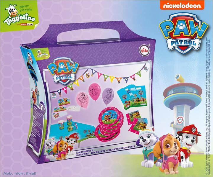 Actual product image Tib Party Set Paw Patrol Girls