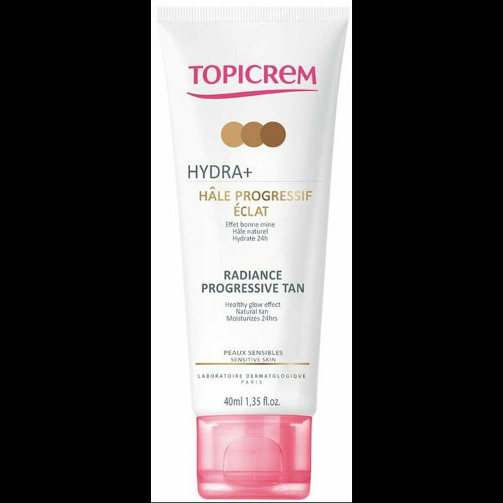 Actual product image Topicrem HYDRA+ Radiance Progressive Tan (Self tanning foam, 40 ml)
