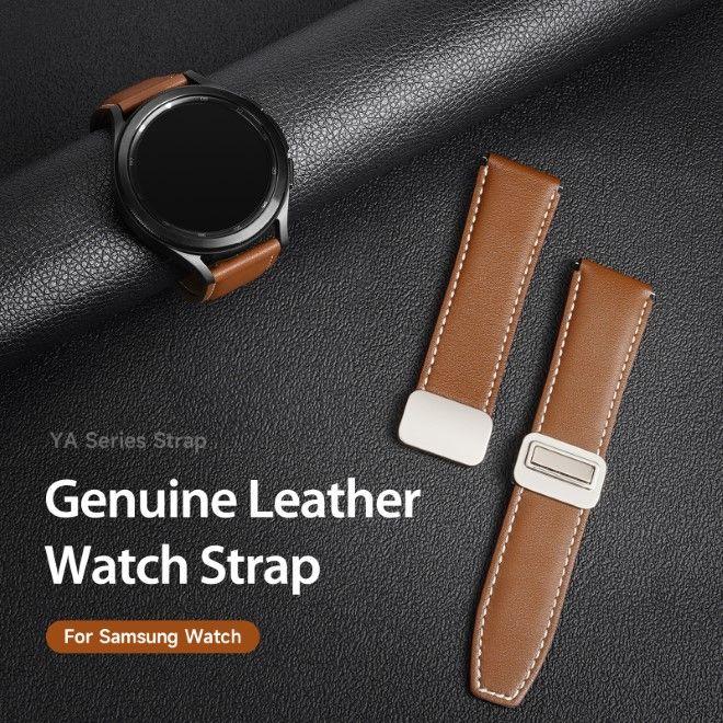 Actual product image Dux Ducis YA Series genuine leather strap (20 mm, Genuine leather)