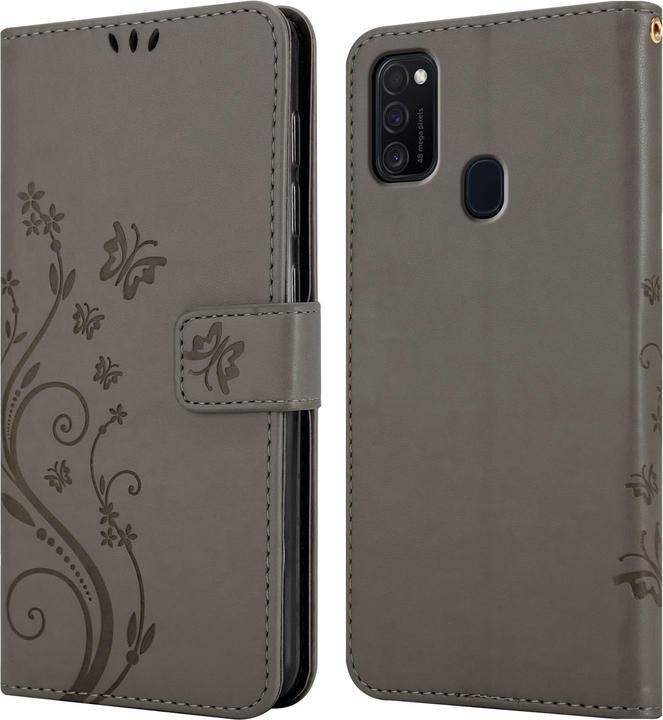 Image du produit Cadorabo Couverture du livre de fleurs (Samsung Galaxy M21, Samsung Galaxy M30s)