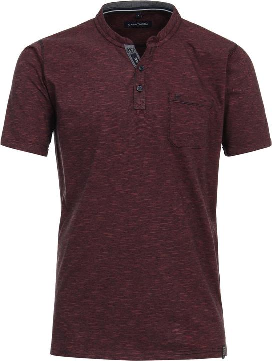 Casamoda T-Shirt Henley-Shirt
