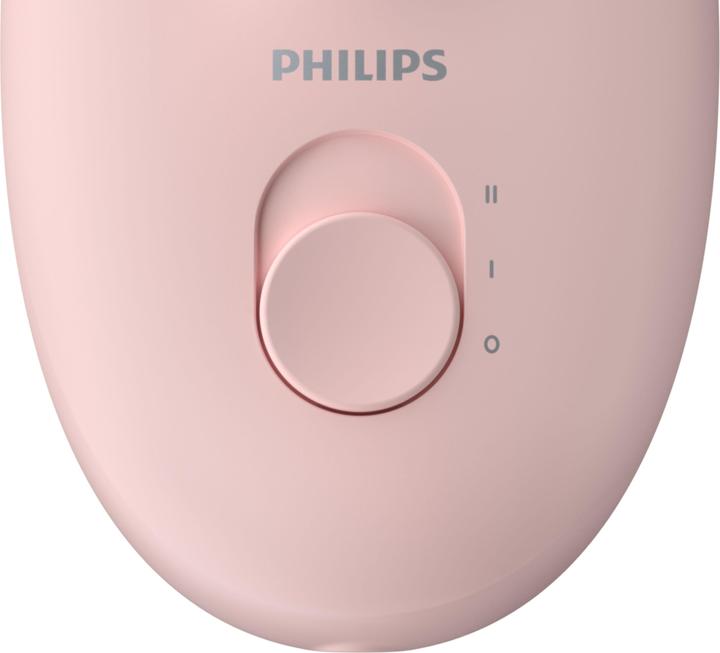 Produktbild Philips Corded Compact Epilator BRE285/00 Satinelle Essential Baltas/Rožinė, Corded