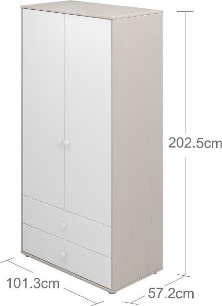 Actual product image Flexa Wardrobe Classic 2-door (57.20 cm)