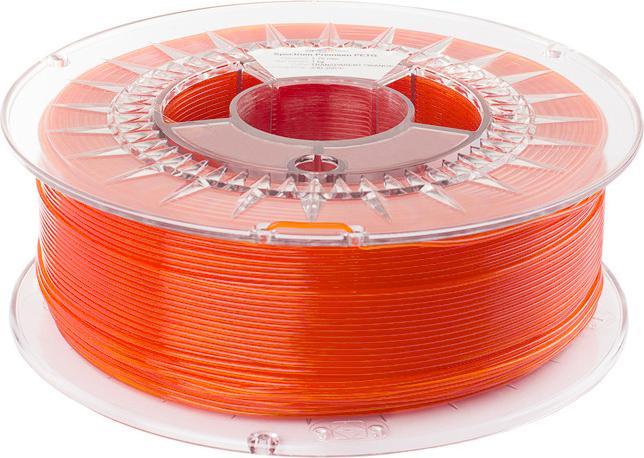Image du produit Filament / PETG / ORANGE TRANSPARENT / 1,75 mm / 1 kg (PETG, 1.75 mm, 1000 g, Orange)