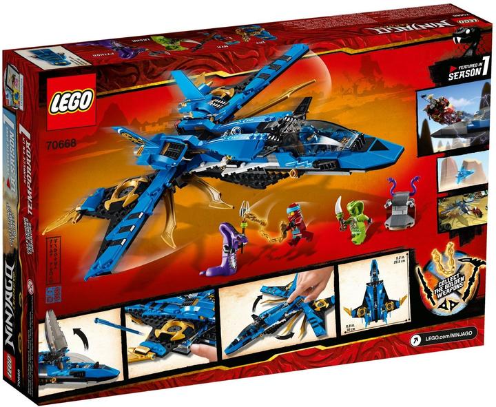 Immagine prodotto LEGO Getto di tuono di Jay's Thunder Jet (70668, LEGO Ninjago)