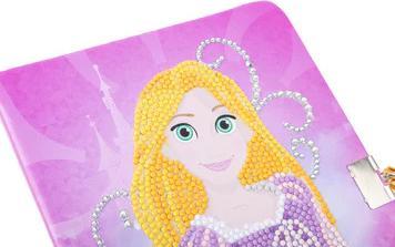 Produktbild Craft Buddy Rapunzel, Crystal Art Tagebuch