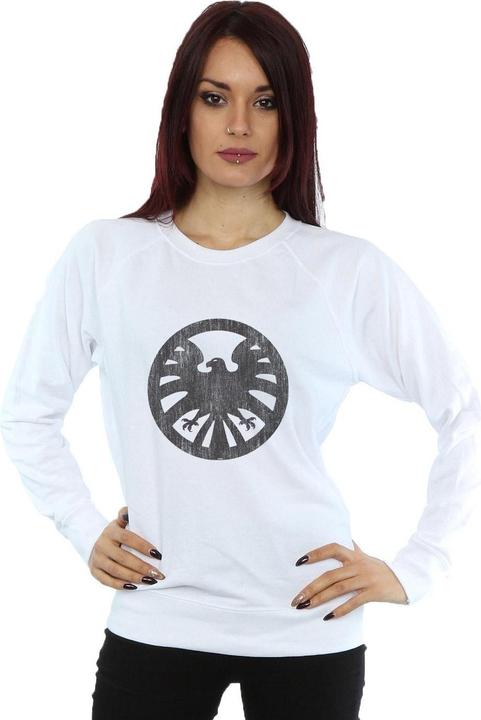 Immagine prodotto Agents Of SHIELD Distressed Logo Felpa Donna (M)