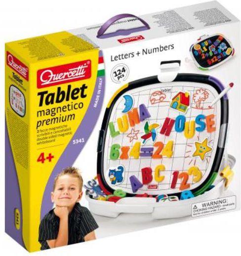 Actual product image Quercetti Magnet Tray Letters and Numbers