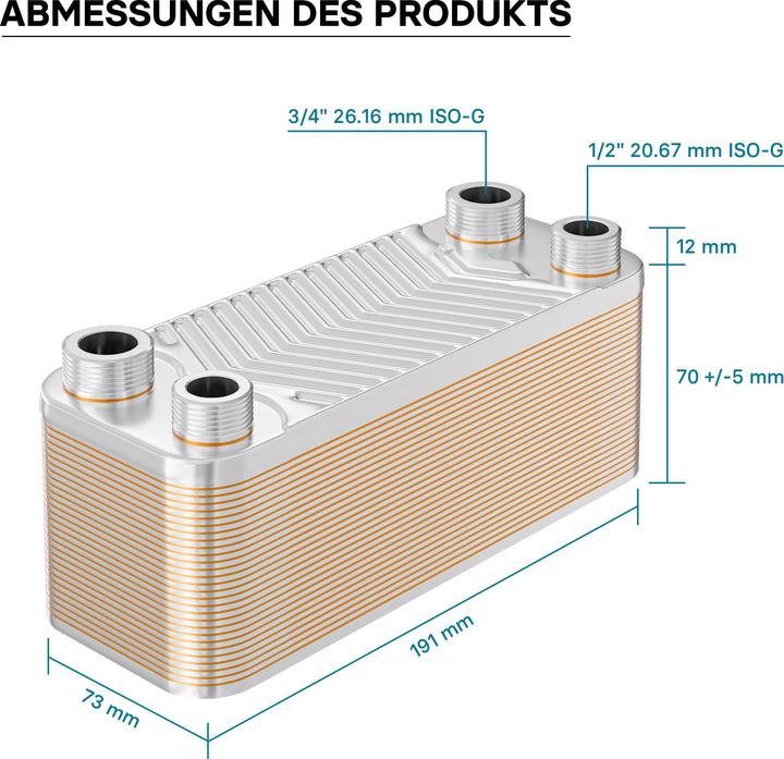Produktbild Wiltec Wärmetauscher