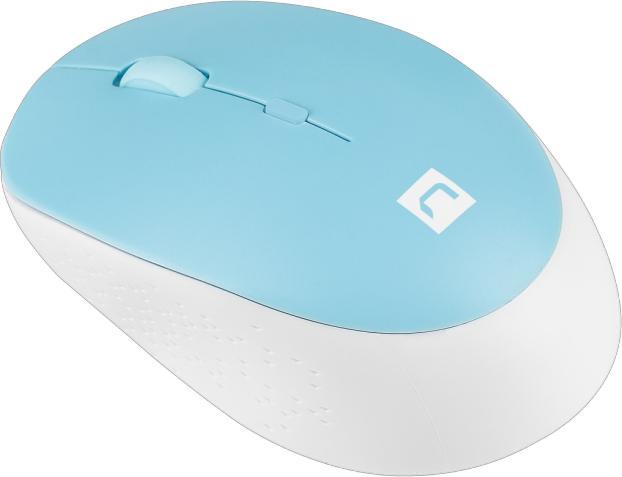 Produktbild Genesis Mouse Harrier 2 Wireless, White/Blue, Bluetooth (Kabellos)