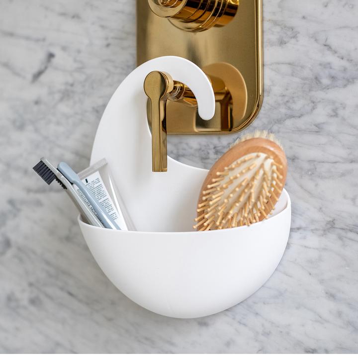 Actual product image Koziol Surf bath silo XL to hang up (6.5 x 21.5 x 25 cm)