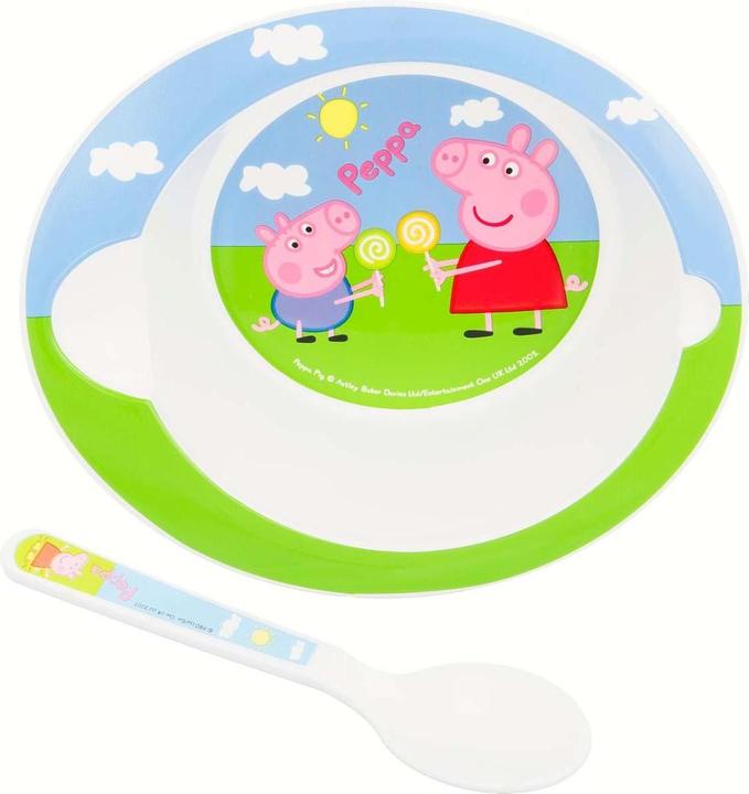 Actual product image Peppa Pig Microwave melamine spoon, universal bowl