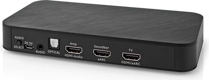 Nedis Digital Audio Converter | 2-way | Connections - Input: DC Power / 1x HDMI™ input | Connections