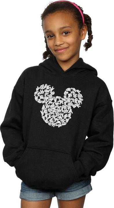 Produktbild Disney Mickey Mouse Head Of Hands Kapuzenpullover Mädchen (152, 158)