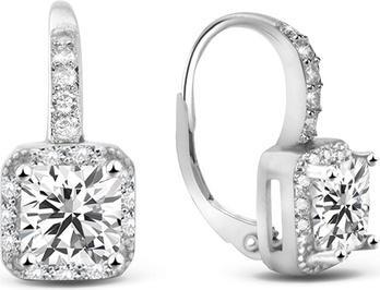 Produktbild Beneto Charming silver earrings with zircons AGUC2699 (L)
