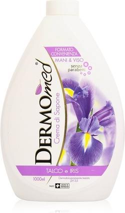 Produktbild Dermomed Crema di Sapone Cremeseife mit Talkum und Irisduft 33.8 Fluid Ounce Bottle - Italienischer Import (Flüssigseife, 1000 ml)