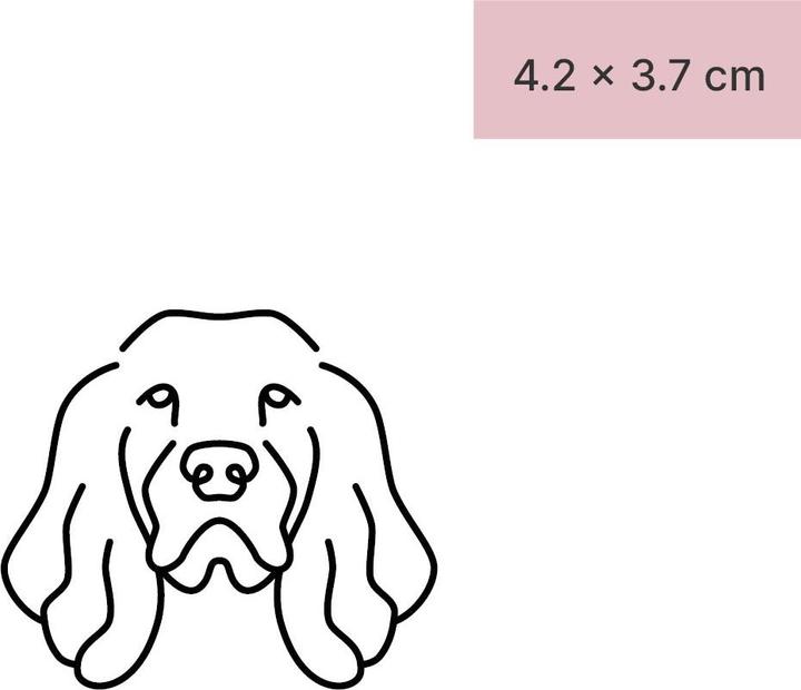 Actual product image minink Temporary tattoo - Dog: Dachshund