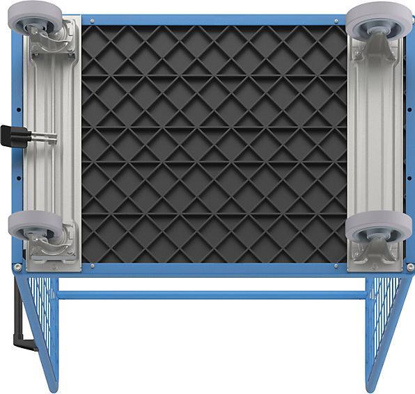 Produktbild eurokraft pro Etagenwagen mit Gitter-Seitenwänden (500 kg)