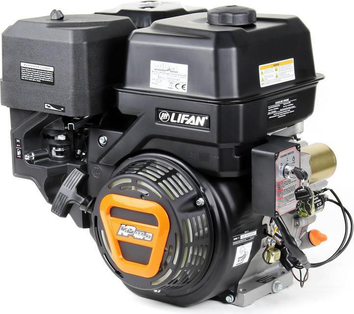 Produktbild Wiltec LIFAN KP460-RE 22mm E-Start Benzinmotor Einzylinder 16,3PS Motor Rüttelplatte