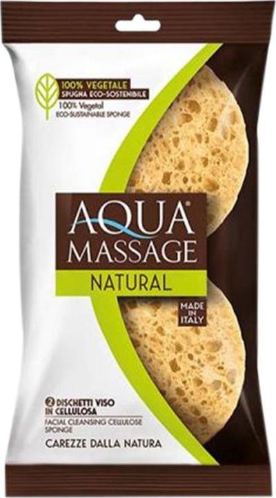 Immagine prodotto Aqua Massage Spugna per la pulizia del viso in cellulosa 2 pezzi.