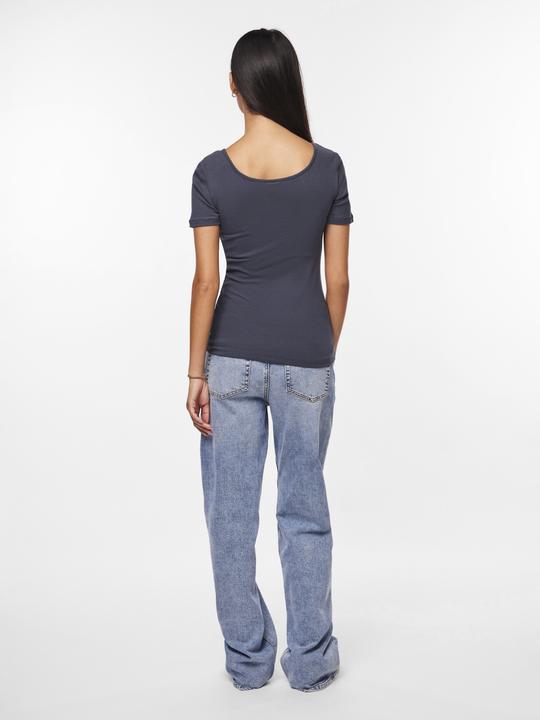 Immagine prodotto Pieces Top a coste con maniche corte (XL)