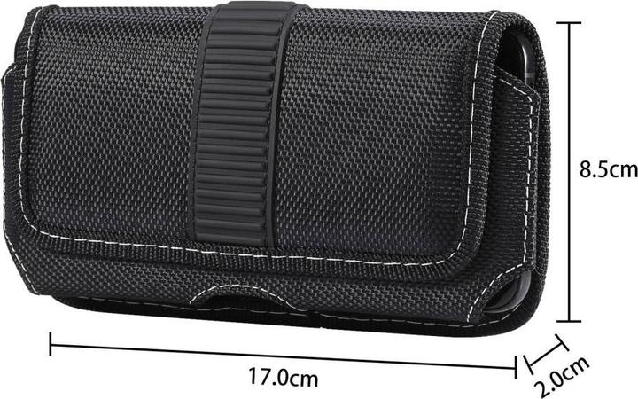 Actual product image Cover-Discount Horizontal Oxford Belt Bag with Clip / XL